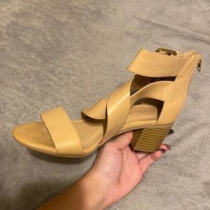 Tan Heel Booties